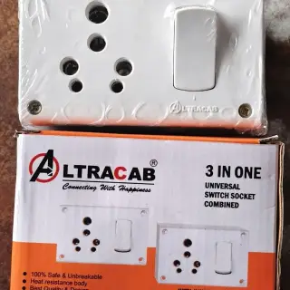 3-in-1 Universal Socket with Switch image 2