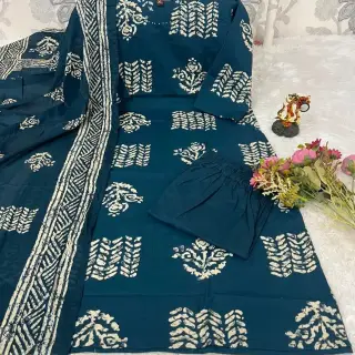 Ajrakh sarees image 6