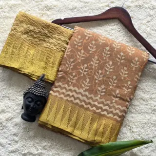 Ajrakh sarees image 4