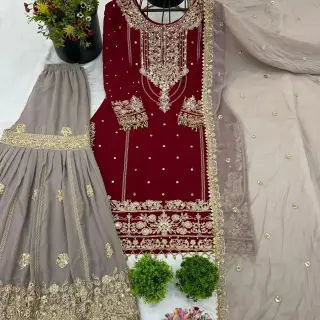 Designer Suits Fully Stitched image 3